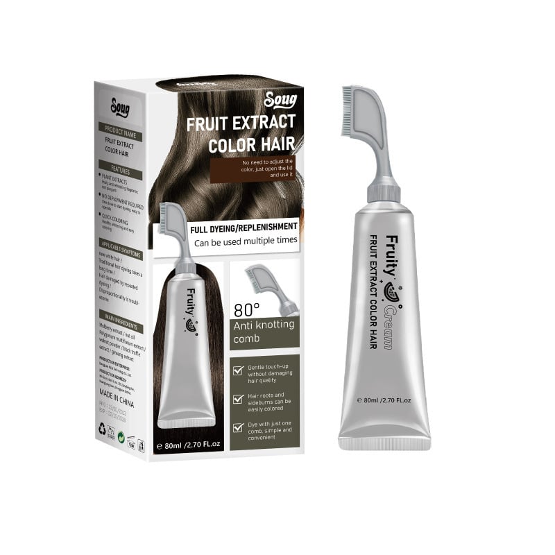 ✨ Salon-Grade Ammonia-Free Hair Color Comb | Effortless No-Mix Botanical Dye for Vibrant. Healthy Hair