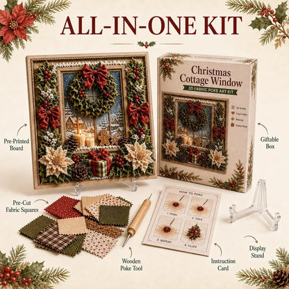 🎁🎅3D Christmas Fabric Stamping Set