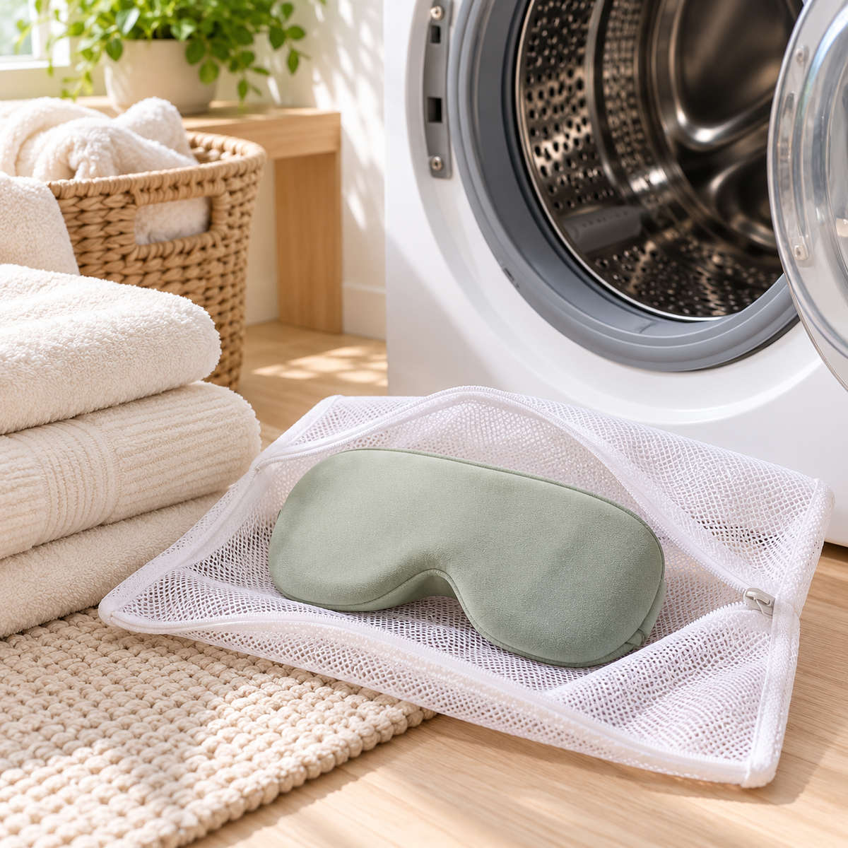 Reversible Weighted Sleep Wrap – Strap-Free Dual-Sided Comfort