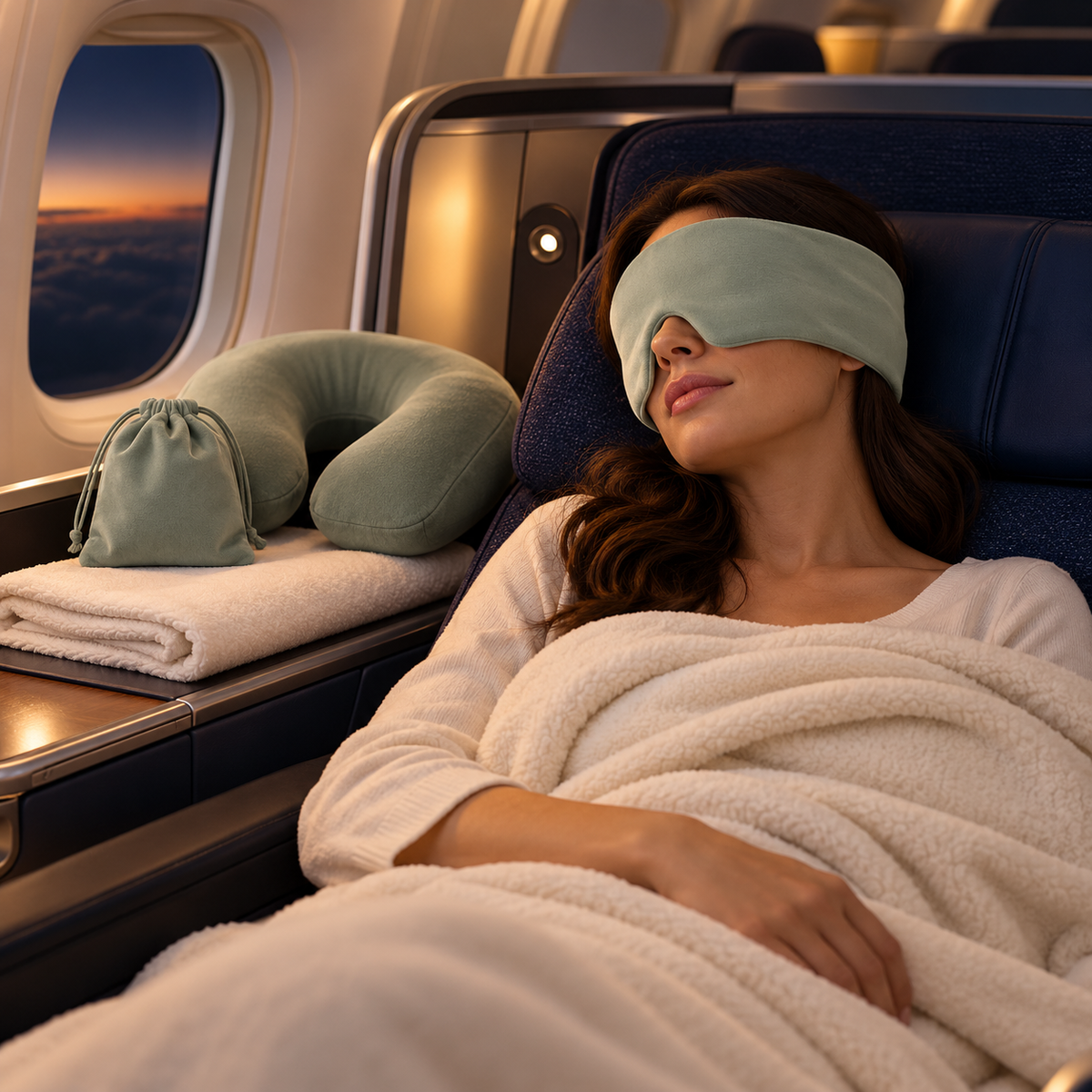 Reversible Weighted Sleep Wrap – Strap-Free Dual-Sided Comfort