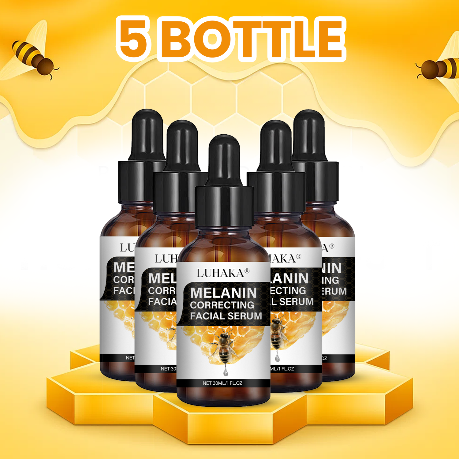 3+2 Bottles⭐️(BUY 3 GET 2 FREE) ($10.99/Bottle)