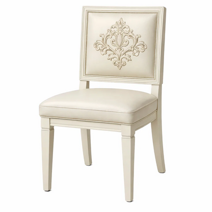 Antique Ivory Accent Chair