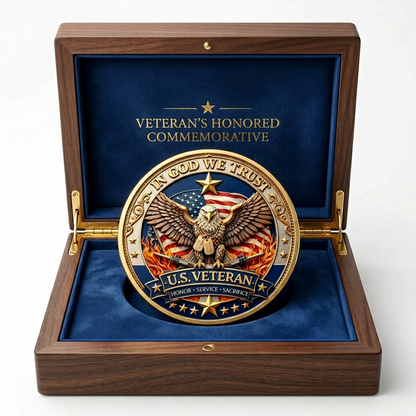 🔥Last Day 50% OFF🔥 250 Years of Freedom Veteran Tribute Souvenir (1776–2026)