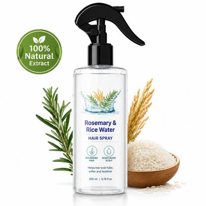 Nature x Science Rosemary Water and Rice Water |100% Natural Extract | Soft & Smooth Hair Non-Greasy & Fast Absorbing | 200 ml