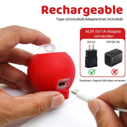 Interactive Rechargeable Rolling Ball Toy for Cats & Small Dogs