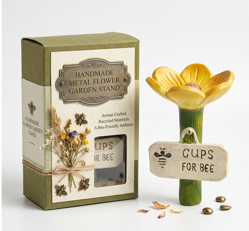 🌸Flower-shaped resin bee watering station🐝💧