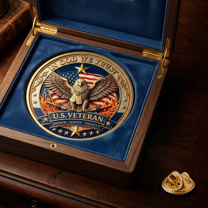 🔥Last Day 50% OFF🔥 250 Years of Freedom Veteran Tribute Souvenir (1776–2026)