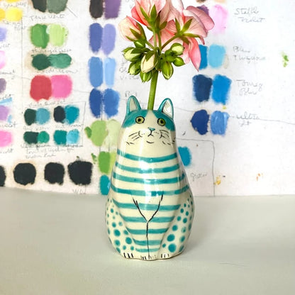 🎉Limited Edition - Hand-Painted Cat Vase Collection