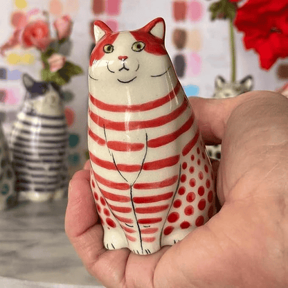 🎉Limited Edition - Hand-Painted Cat Vase Collection