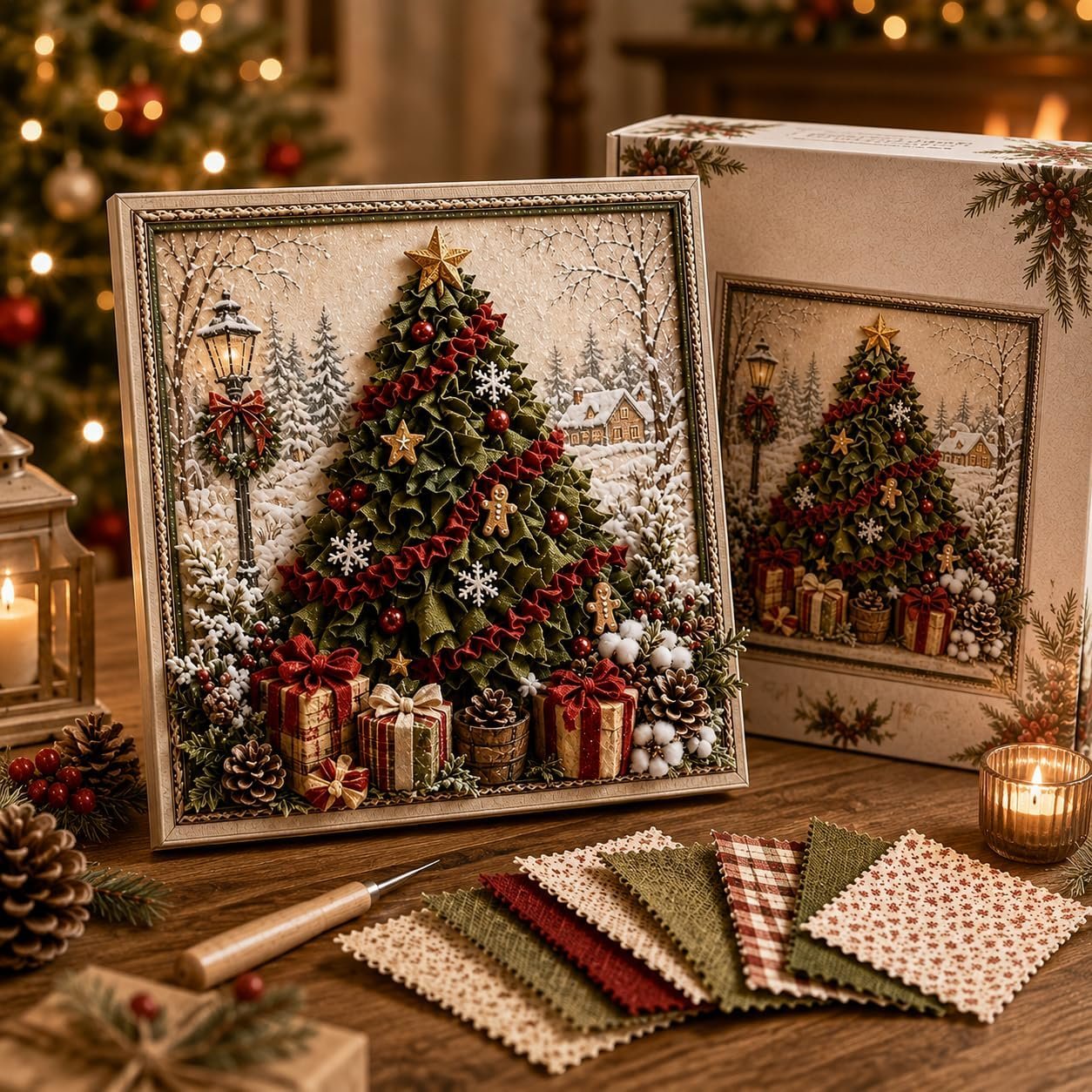 🌲Vintage Christmas Tree Sampler