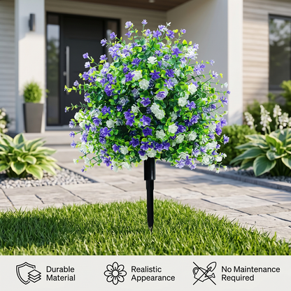 🌱🌱artificial potted trees with ground stake