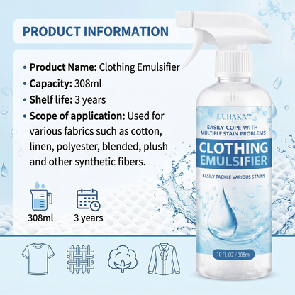 Clothing emulsifier, Non-Ionic Laundry Pre-Treatment - Your Go-To Laundry Cleaner✨