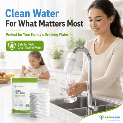 🥳2026 HOT SALE🥳💞50K+ SOLD! 🚰💧 50% OFF! Anti-Splash Kitchen Faucet Cotton Filter – Multi-layer PP cotton removes rust. sediment & impurities. Protects your tap water – cleaner. safer. better taste! 🛡️✨