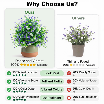 🌱🌱artificial potted trees with ground stake