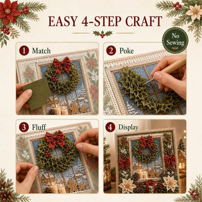 🎁🎅3D Christmas Fabric Stamping Set
