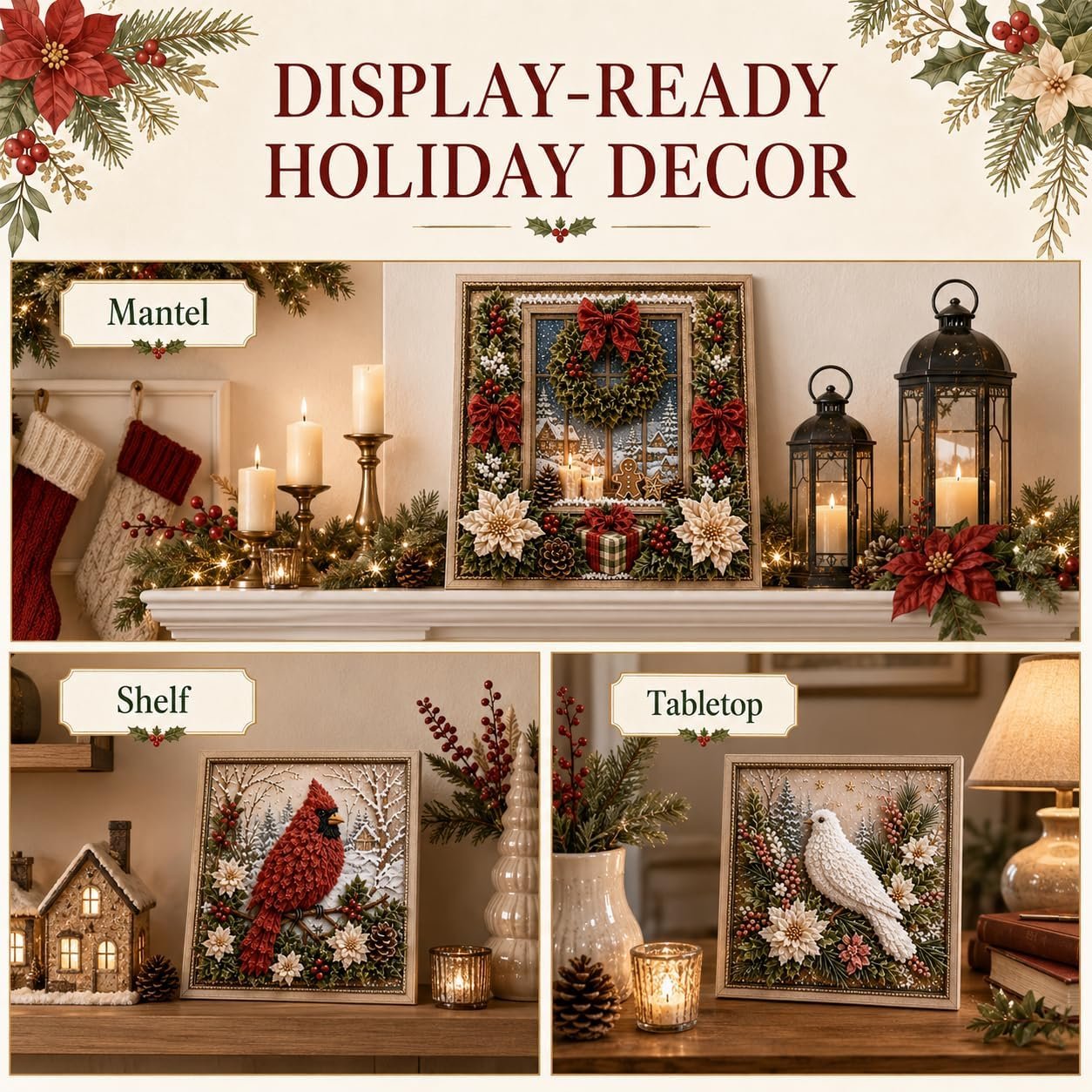 🎁🎅3D Christmas Fabric Stamping Set