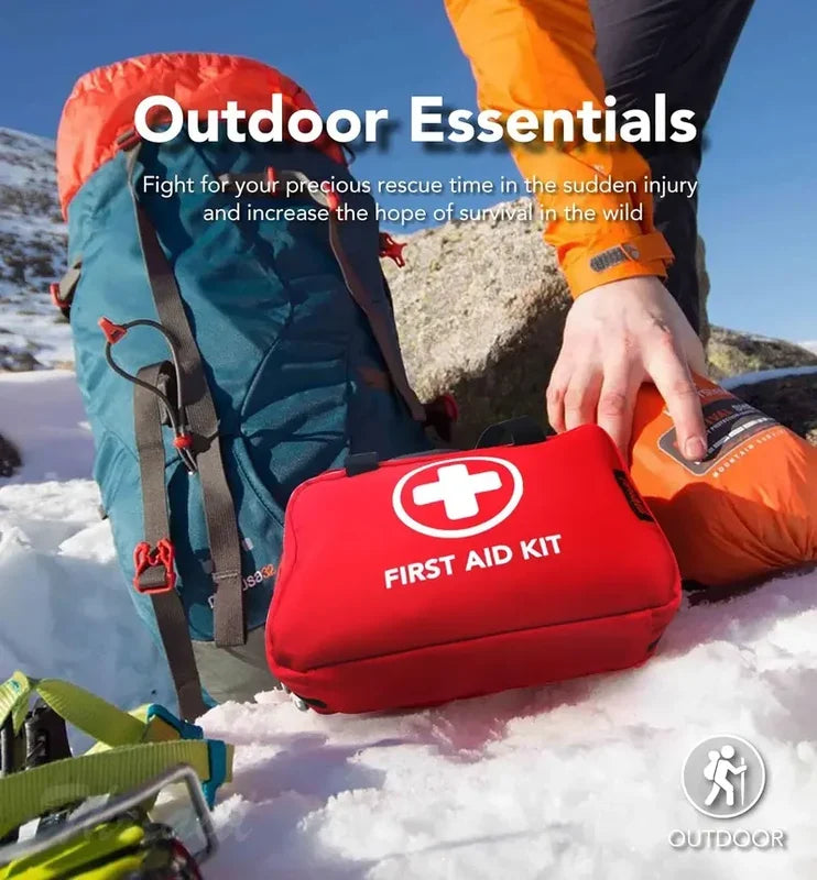 First Aid Kit – High-quality. waterproof. and portable trauma first aid kit. suitable for various emergency situations.