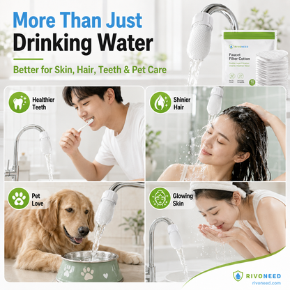 🥳2026 HOT SALE🥳💞50K+ SOLD! 🚰💧 50% OFF! Anti-Splash Kitchen Faucet Cotton Filter – Multi-layer PP cotton removes rust. sediment & impurities. Protects your tap water – cleaner. safer. better taste! 🛡️✨