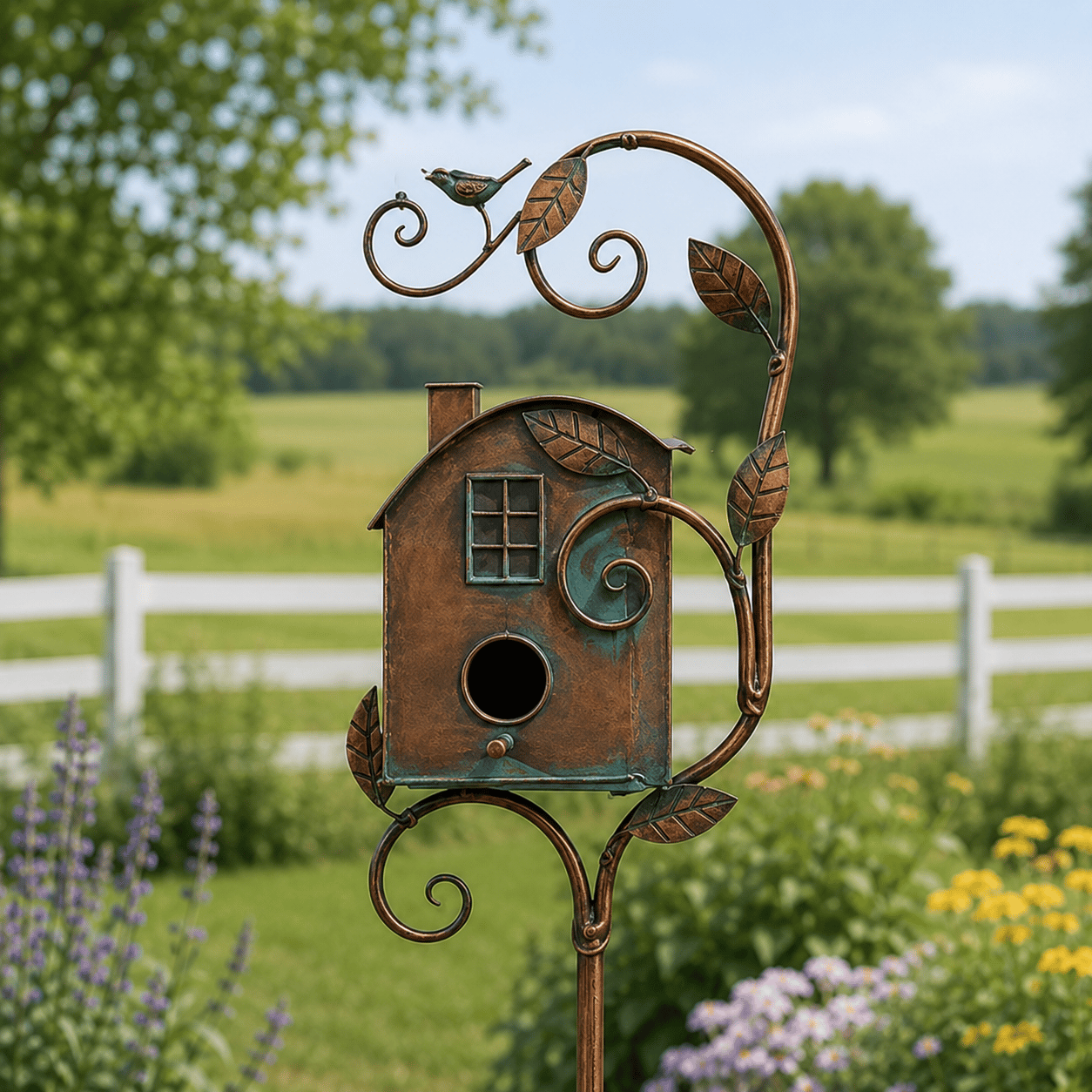 ❤🐦Handmade Iron Birdhouse❤