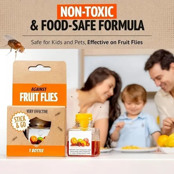 🔥Ultra-Strong Fruit Fly Trap - User Friendly (Up to 3 Weeks per Bottle)