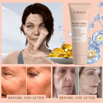 Luhaka® Purifying Exfoliating Gel for Acanthosis Nigricans, Exfoliation, Dark Spots, Skin Tags, and Eczema