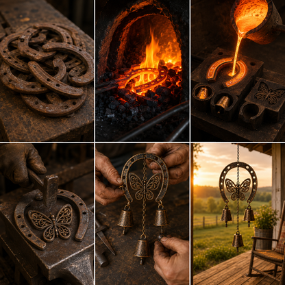 The Horseshoe & Butterfly Wind Chime ❤🐎 ( by Jordan Maynard)