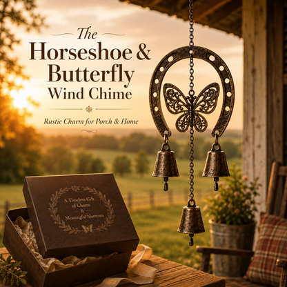 The Horseshoe & Butterfly Wind Chime ❤🐎 ( by Jordan Maynard)