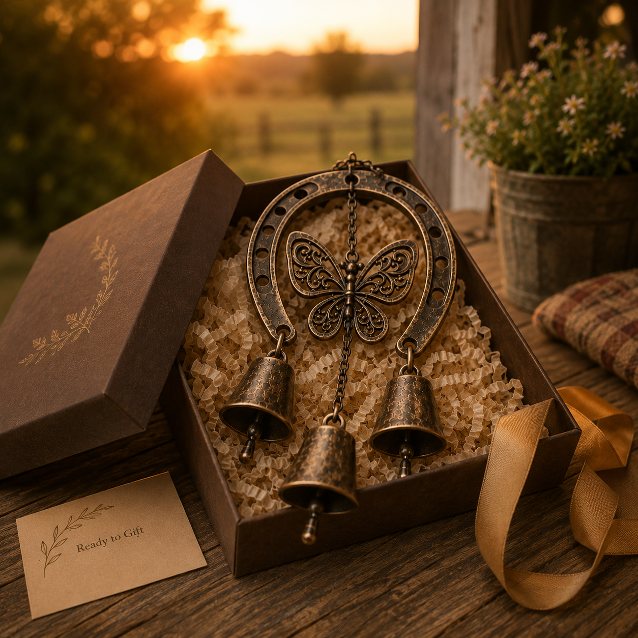 The Horseshoe & Butterfly Wind Chime ❤🐎 ( by Jordan Maynard)
