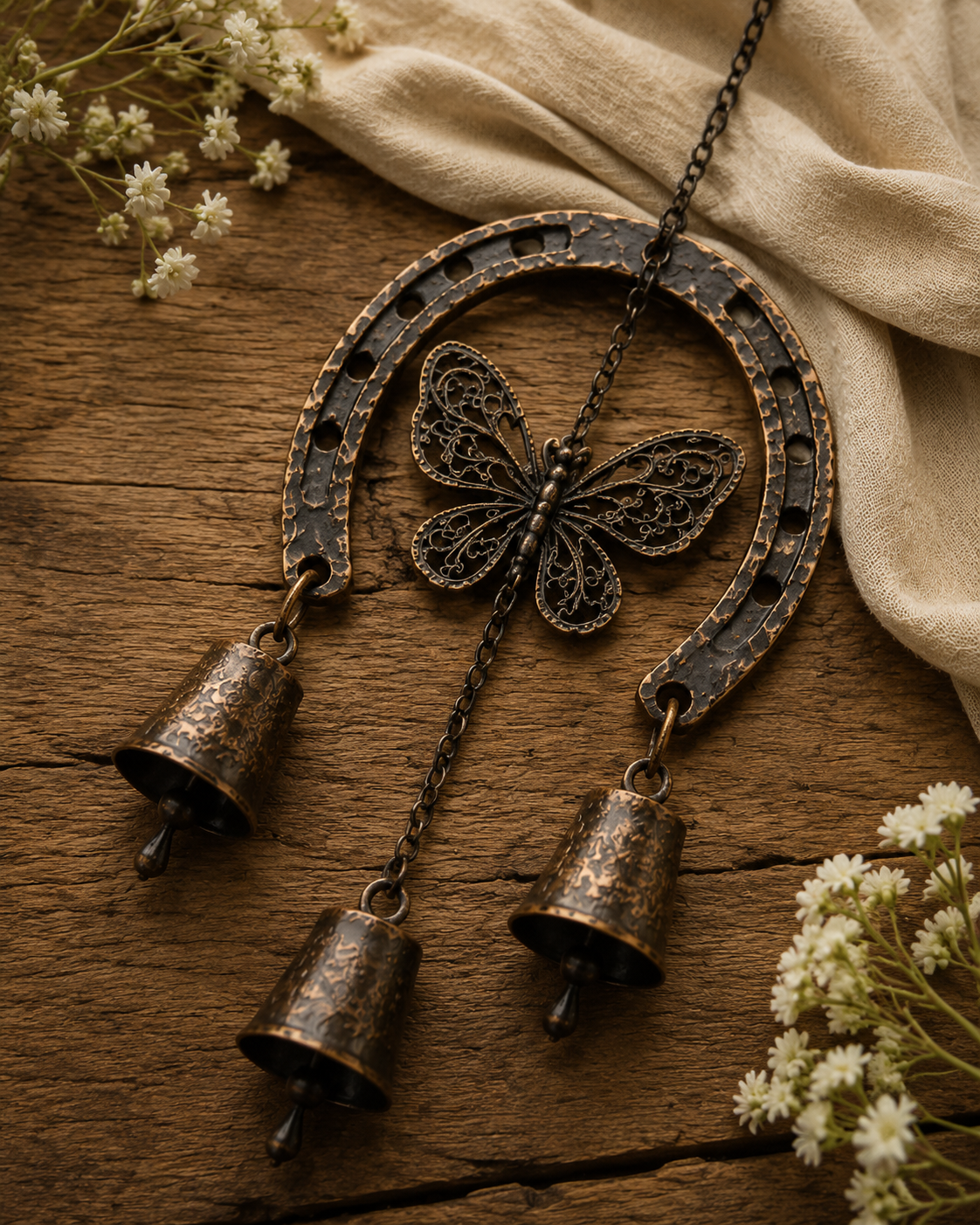 The Horseshoe & Butterfly Wind Chime ❤🐎 ( by Jordan Maynard)