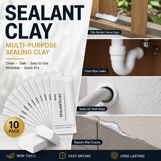 10Pcs Professional Sealant Clay - Waterproof & Anti-Insect Wall Hole Filler Mud