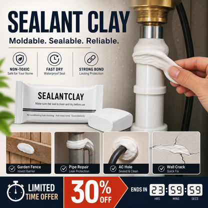 10Pcs Professional Sealant Clay - Waterproof & Anti-Insect Wall Hole Filler Mud