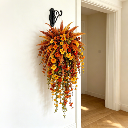 Artificial Fern for Autumn OutdoorDecor- Autumn Porch & DoorDecoration