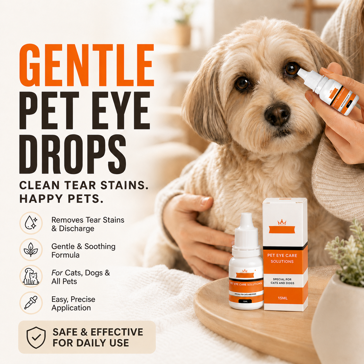 🎉🎉Buy 3 Get 2 Free! 🐈🐕Protect your furry friends' hygiene and health!Gentle Cleansing Pet Eye Drops