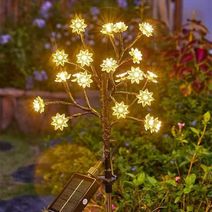 🌸Outdoor Waterproof Cherry Blossom  Multicolor Solar Garden Lights