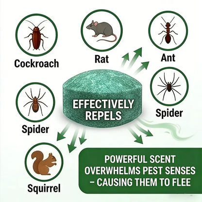 Peppermint Cinnamon Oil Mice Repellent for Squirrel Rats Spider Pests. Mice Repellent for Indoor/Outdoor Use