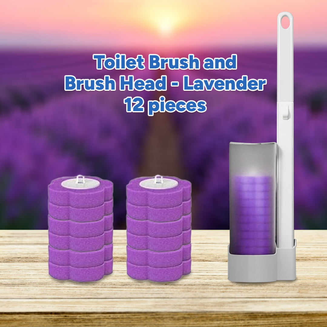 1 Brush + 12 Brush Head (Lavender)