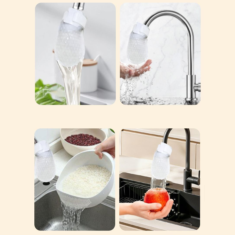 🥳2026 HOT SALE🥳💞50K+ SOLD! 🚰💧 50% OFF! Anti-Splash Kitchen Faucet Cotton Filter – Multi-layer PP cotton removes rust. sediment & impurities. Protects your tap water – cleaner. safer. better taste! 🛡️✨