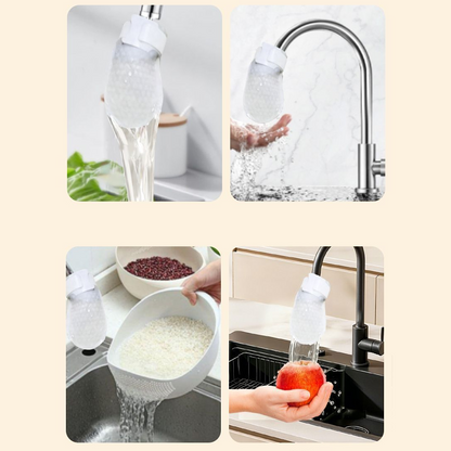 🥳2026 HOT SALE🥳💞50K+ SOLD! 🚰💧 50% OFF! Anti-Splash Kitchen Faucet Cotton Filter – Multi-layer PP cotton removes rust. sediment & impurities. Protects your tap water – cleaner. safer. better taste! 🛡️✨