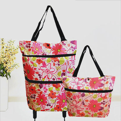 📢📢40% OFF !! ⏰2-in-1 Foldable Shopping Cart