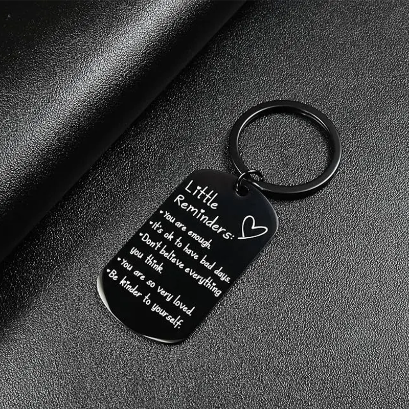 🥳2026 HOT SALE🥳💞50K+ SOLD!⏳✨Engraved Inspirational Stainless Steel Keychain