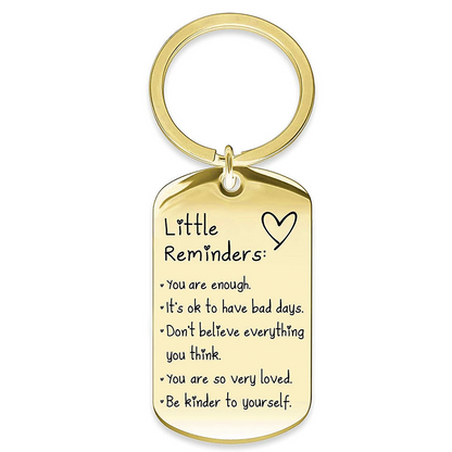 🥳2026 HOT SALE🥳💞50K+ SOLD!⏳✨Engraved Inspirational Stainless Steel Keychain