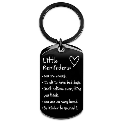 🥳2026 HOT SALE🥳💞50K+ SOLD!⏳✨Engraved Inspirational Stainless Steel Keychain