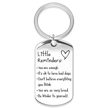 🥳2026 HOT SALE🥳💞50K+ SOLD!⏳✨Engraved Inspirational Stainless Steel Keychain