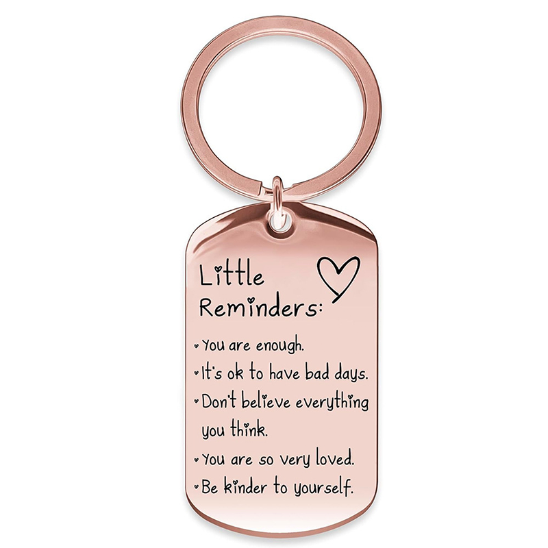 🥳2026 HOT SALE🥳💞50K+ SOLD!⏳✨Engraved Inspirational Stainless Steel Keychain