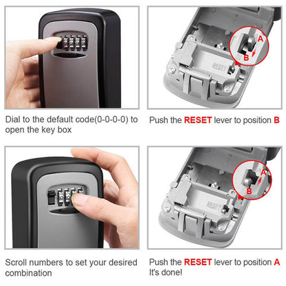 📢📢50% OFF !! ⏰Mountable Safe Key Box