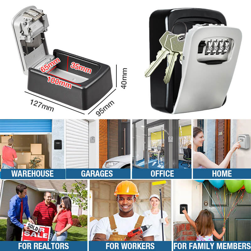 📢📢50% OFF !! ⏰Mountable Safe Key Box