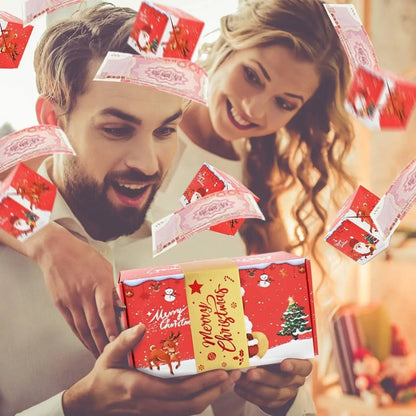 🎁Christmas Pop-up Surprise Gift Box - Unique Folding Bouncing Red Envelope Gift Box🎁